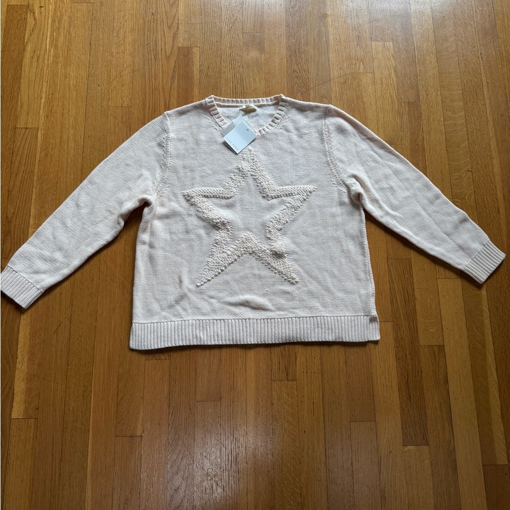 Lisa Todd Women's Cream Star Sweater